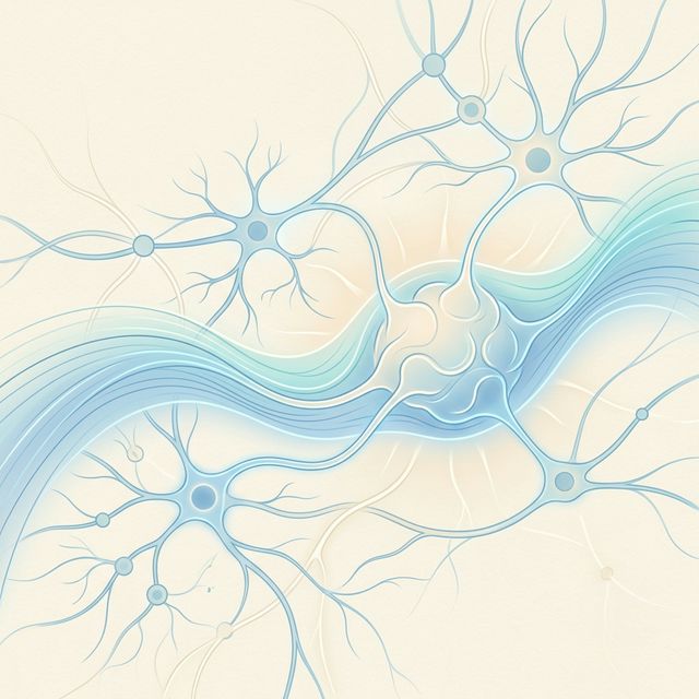 Neural connections illustration